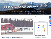 Tablet Screenshot of hintonnordic.ca